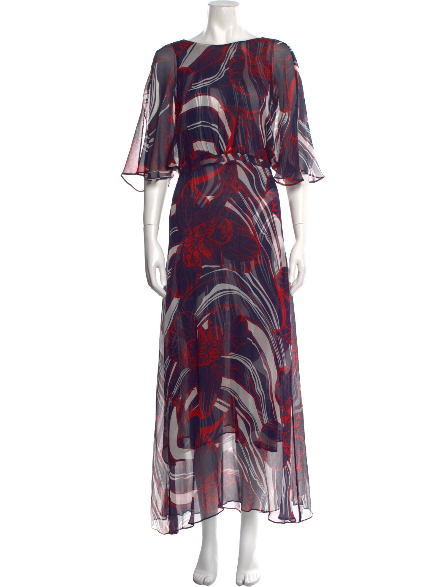 Warm Silk Long Dress